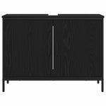 Bathroom Furniture Set with Storage 3 pcs Black 80 x 30 x 44 cm 3334366
