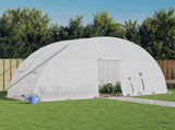 Greenhouse with Steel Frame White 12 m 6x2x2.85 m 364091