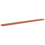 Wall Shelf with Shelf 2 pcs Red 115 x 9 x 3 cm Engineered Wood 42020005