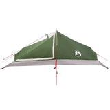 Backpacking Tent Green 4-Person 185T Polyester with PU Coating 42018571