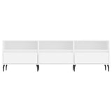 TV Cabinet White 150x30x44.5 cm Engineered Wood 831292
