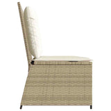 Garden Bench Beige Poly Rattan 3394471