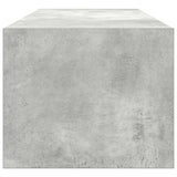 ZNTS TV Cabinet Concrete Grey 100x31x25.5 cm Engineered Wood 861478