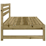 Garden Middle Sofa 120x80 cm Impregnated Wood Pine 825708