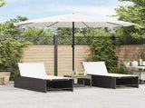 Garden Parasol with Steel Pole White 324x324x247 cm 4005112