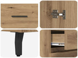 Highboard 2 pcs Artisan Oak 69.5 x 34 x 180 cm Engineered Wood 3416022