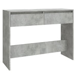 ZNTS Console Table Concrete Grey 100x35x76.5 cm Engineered Wood 809840