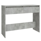 ZNTS Console Table Concrete Grey 100x35x76.5 cm Engineered Wood 809840
