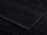 Premium Towels SOLUND 4 pcs Black 100x200 cm 600 gsm 137438