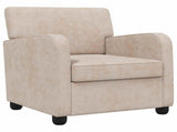 Armchair Beige Chenille 42043442