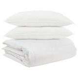 Duvet Set with Pillow 3 pcs White Down Feather 3377022
