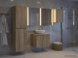 Bathroom Cabinet Set 5 pcs Sonoma Oak Engineered Wood 3407305