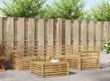 Outdoor Sofa Set 5 pcs White 59 x 59 x 37 cm Solid Acacia Wood 3391794