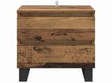 Bedside Cabinet 2 pcs Old Wood 40 x 35 x 50 cm Engineered Wood 881915