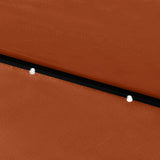 313791 Garden Parasol with LEDs and Steel Pole Terracotta 2x3 m