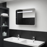 LED Bathroom Mirror Cabinet 80x9.5x55 cm 285120