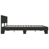 Bed Frame without Mattress Black 200x200 cm 3280172