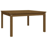 Garden Table Honey Brown 82.5x82.5x45 cm Solid Wood Pine 824123