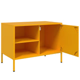 TV Cabinets 2 pcs Mustard Yellow 68x39x50.5 cm Steel 843001