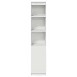 Highboard White 37.5x35x180 cm Engineered Wood 861670