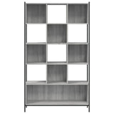 Bookcase Grey Sonoma 102x28x172 cm Engineered Wood 3213660