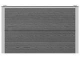 Garden Raised Bed Grey 100 x 30 x 22 cm WPC and Aluminium 42039087