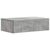 Wall-Mounted Side Table Concrete Grey 87.5 x 34.5 x 17 cm 898838