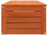 Storage Box Wax Brown 109 x 36.5 x 33 cm Solid Pine Wood 865371
