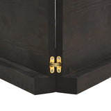 Table Top Dark Brown 200x60x cm Treated Solid Wood Oak 3156463