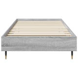 Bed Frame Grey Sonoma 80 x 200 cm Engineered Wood 8009051