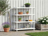 Shelving Unit 4-Tier 100 x 40 x 136.5 cm PP White 8011750
