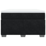 Box Spring Bed with Mattress Black 120x200 cm Velvet 3285277