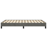 Bed Frame without Mattress Dark Grey 120x190 cm Small Double Velvet 379503