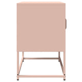 ZNTS TV Cabinet Pink 68x39x60.5 cm Cold-rolled Steel 853333