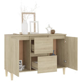 Sideboard Sonoma Oak 101x35x70 cm Engineered Wood 806106
