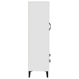 Highboard White 70x31x115 cm Engineered Wood 812573