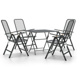 Garden Dining Set Anthracite Expanded metal mesh with e-coating 3084722