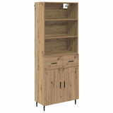 Highboard 2 pcs Artisan Oak 69.5 x 32.5 x 180 cm 3415893