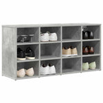 Shoe Cabinet Concrete grey 103 x 30 x 51 cm Engineered wood 808706