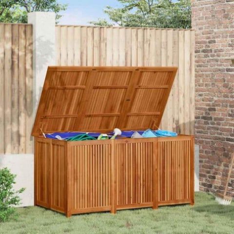 Garden Storage Box 150x80x75 cm Solid Wood Acacia 319707
