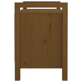 Hall Bench Honey Brown 80x40x60 cm Solid Wood Pine 821782