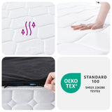 Pocket Spring Mattress Medium Firm 90x190 cm Single Size 372837