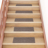 Stair Mats Self-adhesive 15 pcs 60x25 cm Beige Rectangular 326921