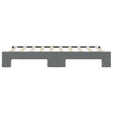 Daybed with Trundle without Mattress Dark Grey 90x190 cm Single 3197600
