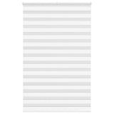Zebra Blind White 145x200 cm Fabric Width 140.9 cm Polyester 4014790