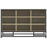 Shoe Bench Sonoma Oak 84x40x53.5 cm Engineered Wood and Metal 849230