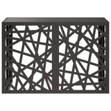 Air Conditioner Cover Black 90 x 40 x 60 cm Steel 8014150