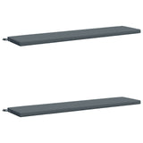2-Piece Bench Cushions SOEST 2 pcs 100% Polyester Blue 949207