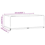 Garden Furniture Covers 2 pcs 12 Eyelets 213x132x75 cm Rectangular 3155351
