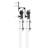 Sliding Door Hardware Kit 305 cm Steel Black 3295743